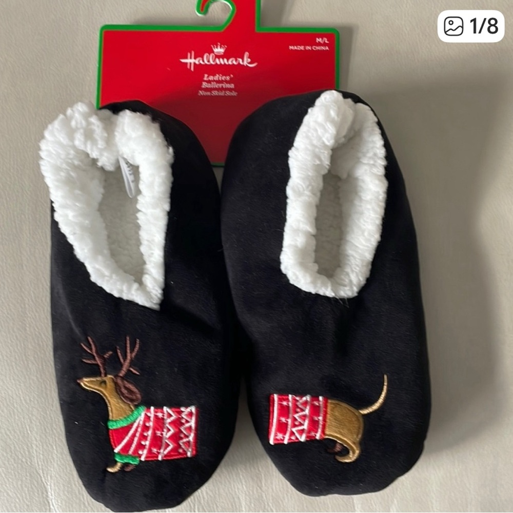 Dachshund slippers size M/L